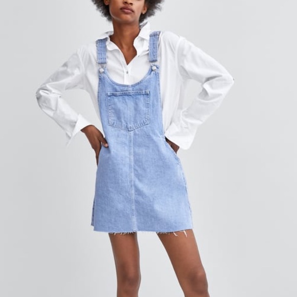Zara Dresses & Skirts - Zara • denim overall dress